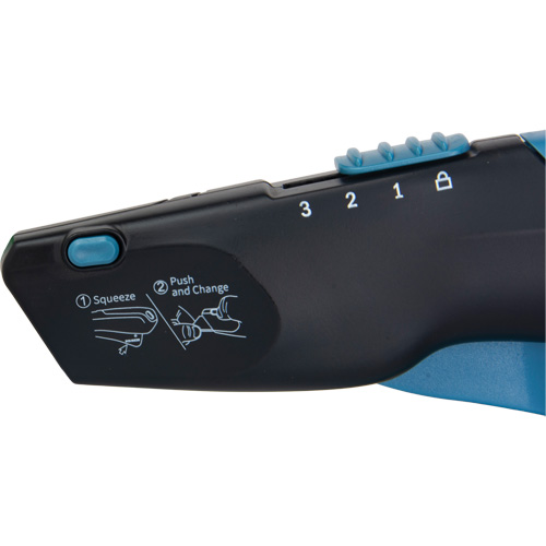 Retractable Safety Knife , Stainless Steel, Heavy-Duty, Plastic/Aluminum Handle Seaboard Timber Mart
