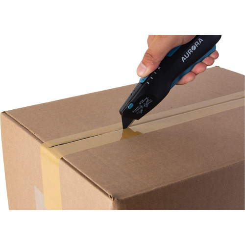 Retractable Safety Knife , Stainless Steel, Heavy-Duty, Plastic/Aluminum Handle Seaboard Timber Mart