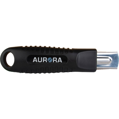 Standard-Duty Retractable Safety Knife, Stainless Steel, Rubber Handle Seaboard Timber Mart