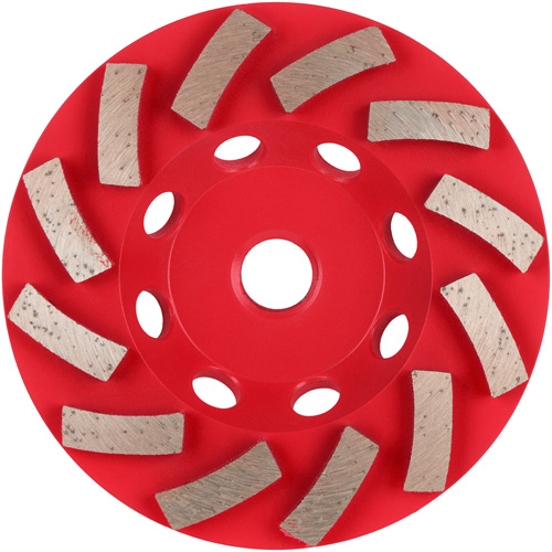 Meule boisseau diamant&eacute;e &agrave; 12 segments Turbo DIAMOND MAX Seaboard Timber Mart