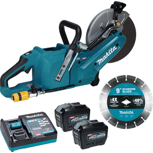 40Vmax XGT Brushless Power Cutter with 8.0Ah Batteries Kit, 9", 40 V Seaboard Timber Mart