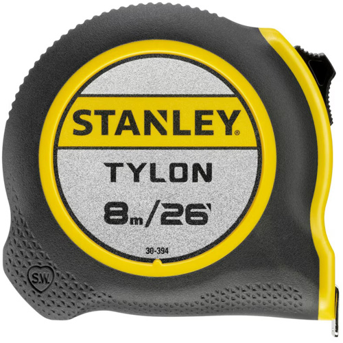 Tylon Tape Measure, 26'/8 m, Imperial & Metric Graduations Seaboard Timber Mart