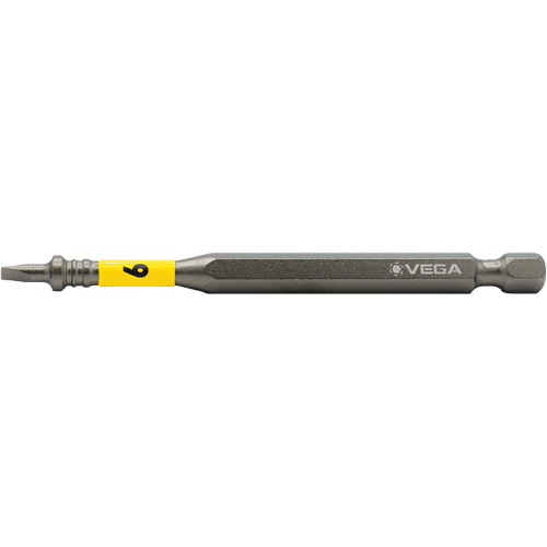 Impactech&reg; Power Bit, Slot, 6F-8R Tip, 1/4" Drive Size, 3-1/2" Length Seaboard Timber Mart