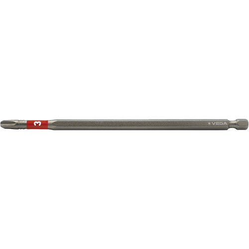 Impactech&reg; Power Bit, Phillips, #3 Tip, 1/4" Drive Size, 6" Length Seaboard Timber Mart