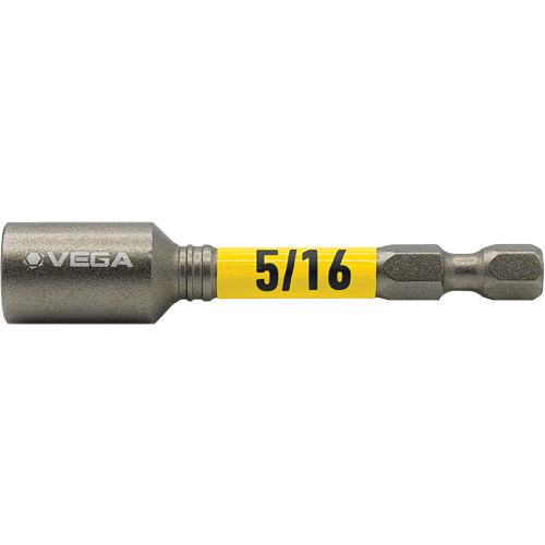 Tourne-&eacute;crou Impactech, Embout 5/16", Prise 1/4", 2-9/16" lo, Magn&eacute;tique Seaboard Timber Mart