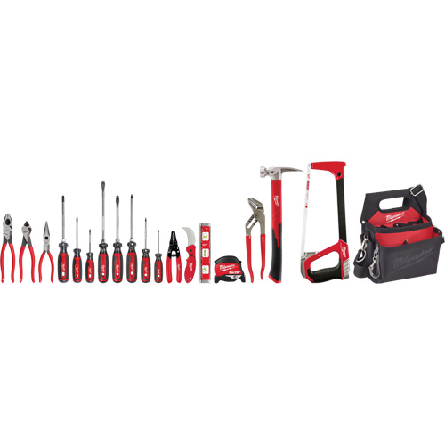 Trousse doutils &agrave; main pour apprenti &eacute;lectricien Seaboard Timber Mart