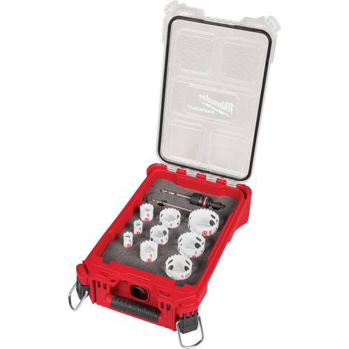 Ensemble de scies-cloches bim&eacute;tallique QUICK LOK HOLE DOZER avec organisateur compact PACKOUT, 12 morcea Seaboard Timber Mart