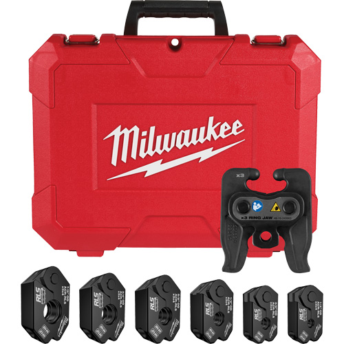 Ensemble d'anneaux de presse pivotant 1/4" - 7/8" RLS pour l'outil &agrave; presse M12 FORCE LOGIC Seaboard Timber Mart