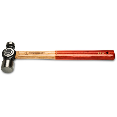 Ball Pein Hammer, 32 oz. Head Weight, Polished Face, Wood Handle Seaboard Timber Mart