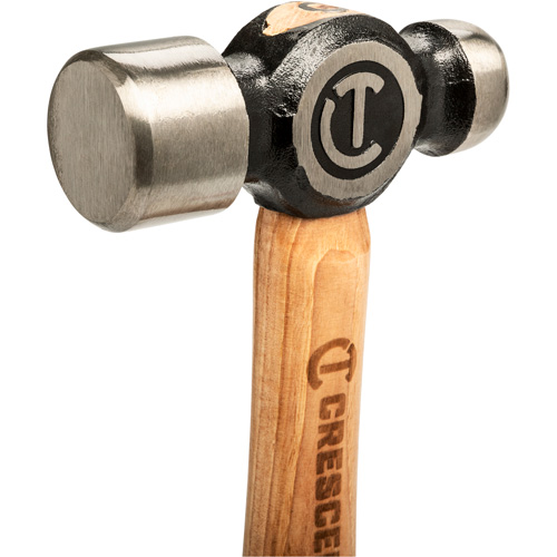 Ball Pein Hammer, 32 oz. Head Weight, Polished Face, Wood Handle Seaboard Timber Mart