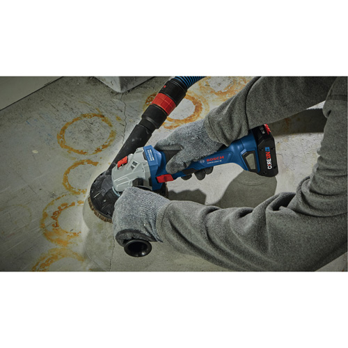 Brushless Angle Grinder with Slide Switch, 4-1/2" Wheel, 18 V Seaboard Timber Mart