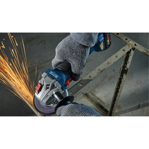 Brushless Angle Grinder with Slide Switch, 4-1/2" Wheel, 18 V Seaboard Timber Mart