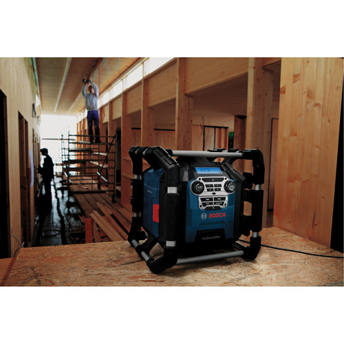 Jobsite Radio with Bluetooth&reg; 5.0 & Power Station, Lithium-Ion, 18 V Seaboard Timber Mart