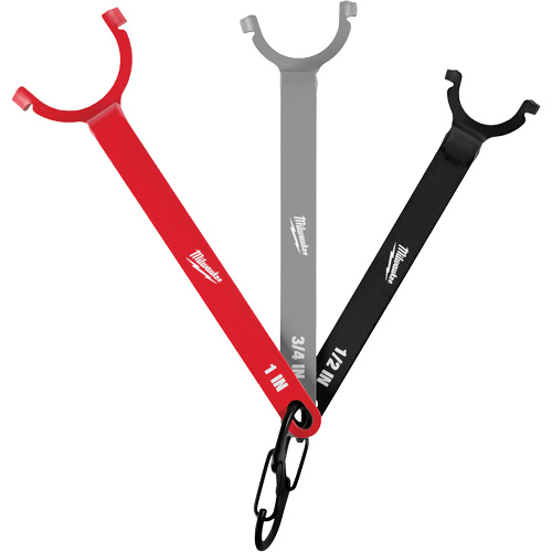 Jeu de cl&eacute;s pour &eacute;crous de blocage, Sp&eacute;cialis&eacute;, 3 morceaux, Imp&eacute;rial Seaboard Timber Mart