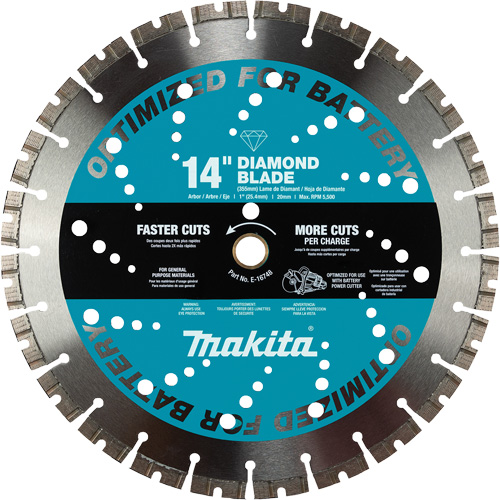 General Purpose Thin Kerf Diamond Blade, 14", Brick/Concrete/Stone Use Seaboard Timber Mart