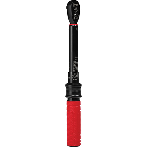 Torque Wrench, Click, 1/4" Square Drive, 4.5 - 22.6 N.m/40 - 200 in-lbs Seaboard Timber Mart