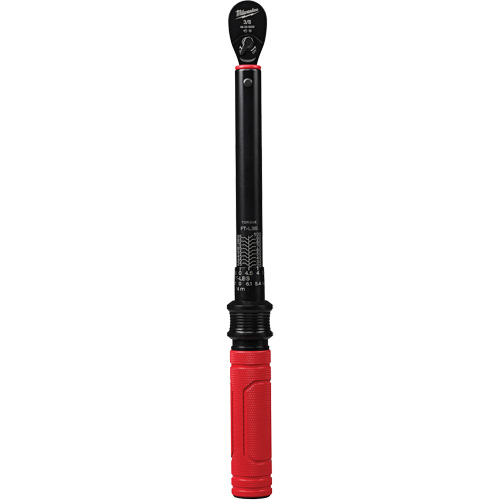 Torque Wrench, Click, 3/8" Square Drive, 20 - 100 in-lbs/27.1 - 135.6 N.m Seaboard Timber Mart