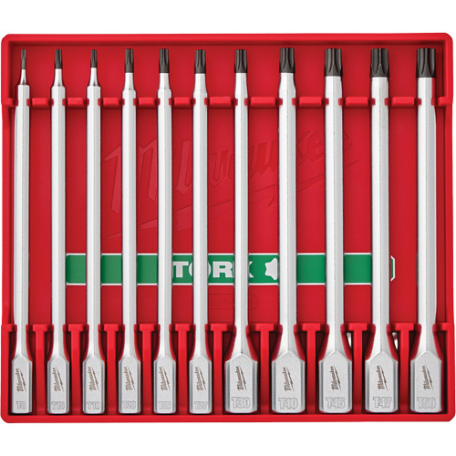Jeu de douilles &agrave; embouts longues, Torx, Prise 1/4"/3/8", 11 mr Seaboard Timber Mart