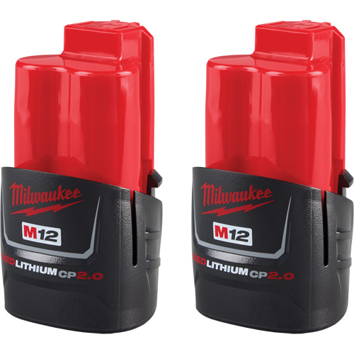 Batteries compactes M12 REDLITHIUM CP2.0, Lithium-ion, 12 V, 2 Ah Seaboard Timber Mart
