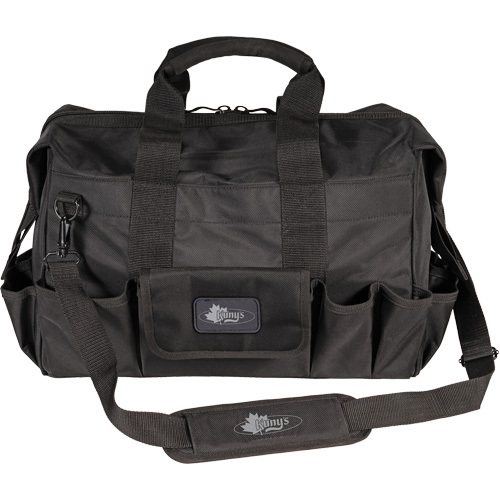 Sac &agrave; outils Phantom 18" pour entrepreneur, Polyester balistique, 25 pochettes, Noir Seaboard Timber Mart