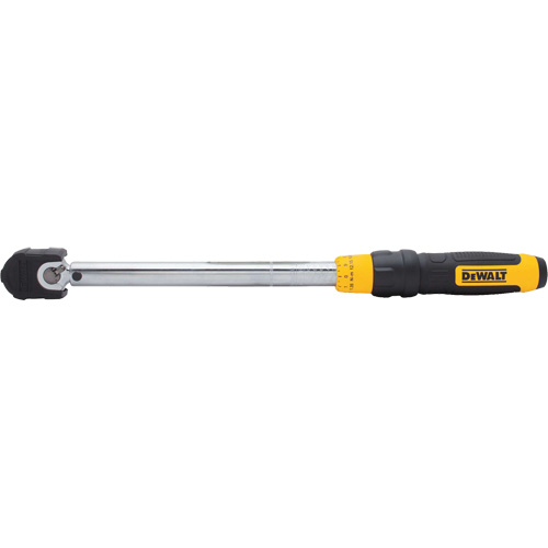 Micrometer Torque Wrench, Click, 3/8" Square Drive, 20 - 100 ft-lbs./27.11-135. 58 N.m Seaboard Timber Mart