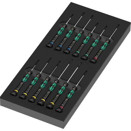 Foam Insert Kraftform Micro Screwdriver Set 2, 13 Pcs. Seaboard Timber Mart