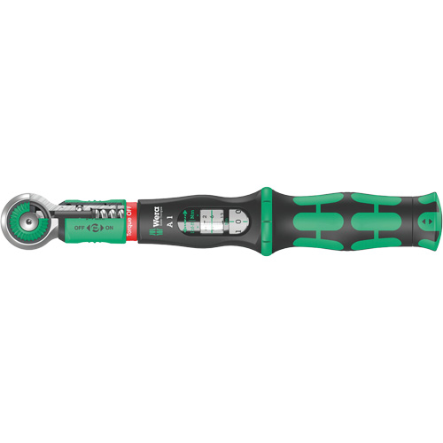 Safe-Torque A 1 Torque Wrench, Click, 1/4" Square Drive, 2 - 9 lbf. Ft Seaboard Timber Mart