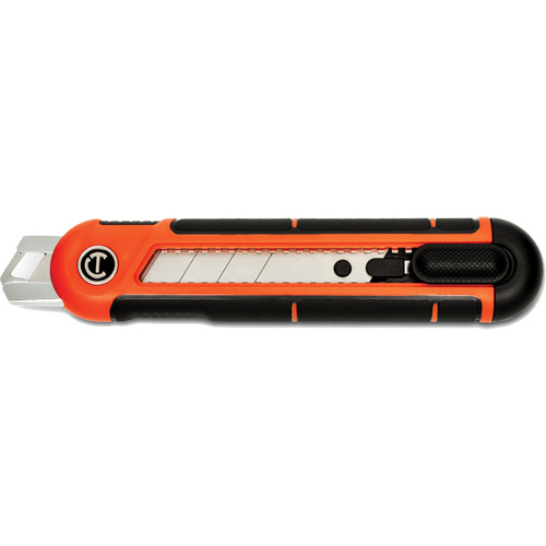25mm Snap Off Blade Retractable Knife, Steel, Plastic Handle Seaboard Timber Mart