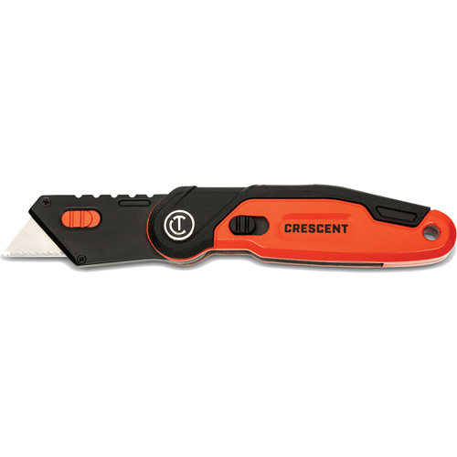 Couteau utilitaire pliant, 1" lame, lame en Acier, poign&eacute;e en Aluminium Seaboard Timber Mart
