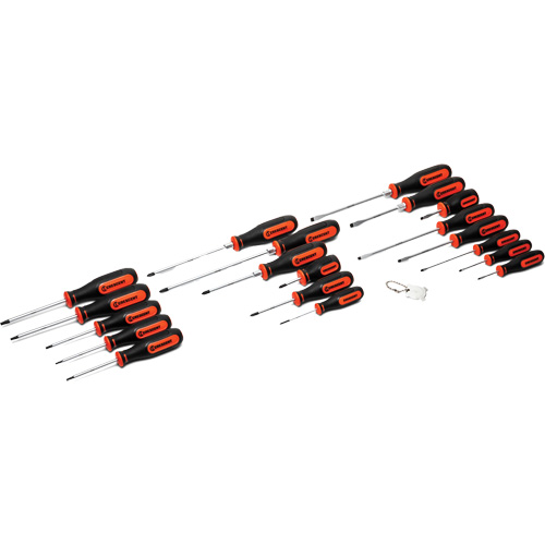 Jeu de tournevis &agrave; double mat&eacute;riaux, 20 mcx. Seaboard Timber Mart
