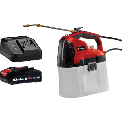 Pulv&eacute;risateur de produits chimiques sans fil 18V avec batterie 2,5 Ah et ensemble de d&eacute;part de chargeur, 253,6 oz (7,5 L) Seaboard Timber Mart