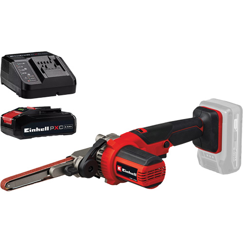 Cordless 18" File Belt Sander with 2.5Ah PXC Battery & Charger Starter Kit Seaboard Timber Mart