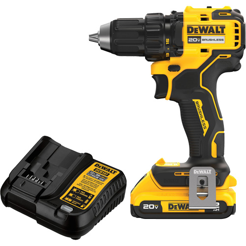Ensemble de perceuse-visseuse sans fil et sans balai, Lithium-ion, 20 V, Mandrin 1/2" Seaboard Timber Mart