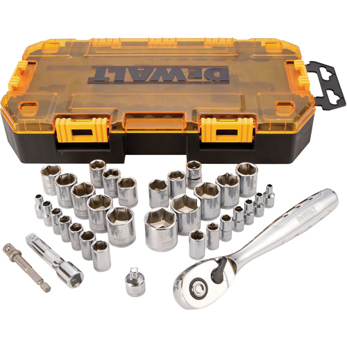 Jeu de douilles 1/4" & 3/8", 34 M Seaboard Timber Mart