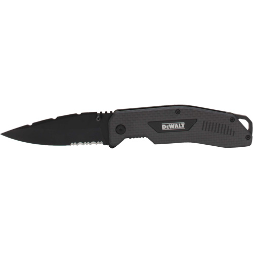 Heavy-Duty Pocket Knife, Carbon Fibre Handle Seaboard Timber Mart