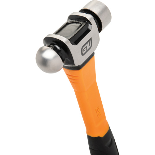 Marteau &agrave; panne ronde, Poids de la t&ecirc;te 16 oz, Face Ordinaire/Poli, Prise Fibre de verre Seaboard Timber Mart