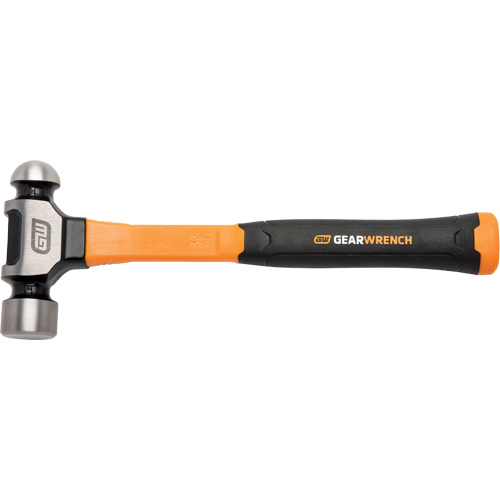 Marteau &agrave; panne ronde, Poids de la t&ecirc;te 32 oz, Face Ordinaire/Poli, Prise Fibre de verre Seaboard Timber Mart