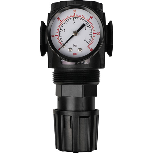 MODULAIR 300 Compressed Air Regulator, 1/2" NPT, 300 psi Max. PSI, In Line/Modular Seaboard Timber Mart