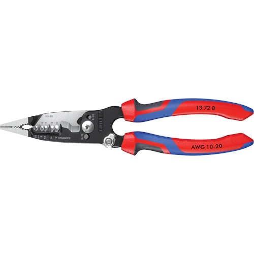 Forged Wire Stripper with KNIPEXTEND Handle, 8" L, 10 - 20 AWG Seaboard Timber Mart