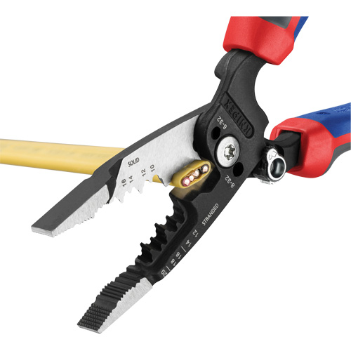 Forged Wire Stripper with KNIPEXTEND Handle, 8" L, 10 - 20 AWG Seaboard Timber Mart