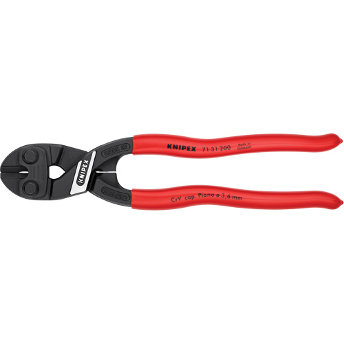 CoBolt&reg; High Leverage Compact Bolt Cutters with Notched Blade, 8" L, Center Cut Seaboard Timber Mart