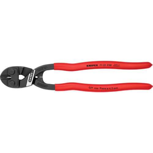 CoBolt&reg; High Leverage XL Compact Bolt Cutters with Notched Blade, 10" L, Center Cut Seaboard Timber Mart