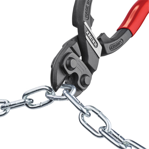 CoBolt&reg; High Leverage XL Compact Bolt Cutters with Notched Blade, 10" L, Center Cut Seaboard Timber Mart