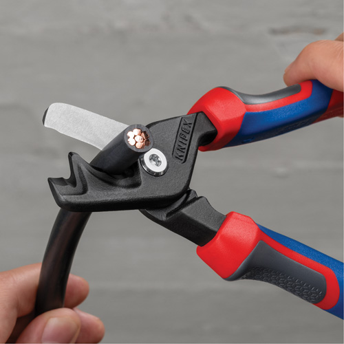 StepCut&reg; XL Cable Shears with KNIPEXTEND Handle, 9" Seaboard Timber Mart