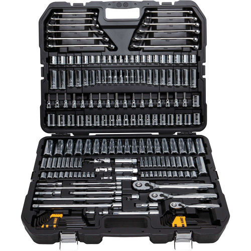 Jeu d'outils de m&eacute;canicien avec coffret moul&eacute; par soufflage Seaboard Timber Mart