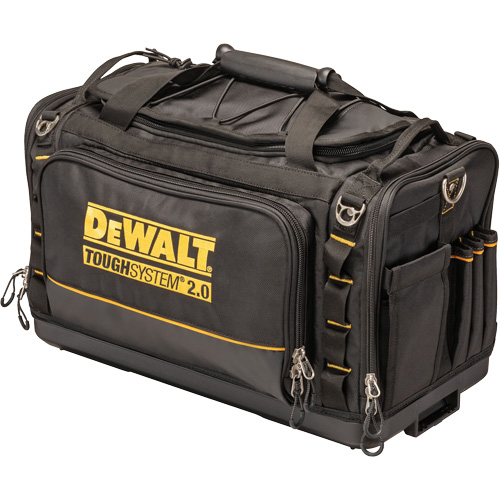 Sac &agrave; outils de chantier ToughSystem 2.0 r&eacute;sistant &agrave; la salet&eacute;, 1680 Denier, 50 pochettes, Noir/Jaune Seaboard Timber Mart