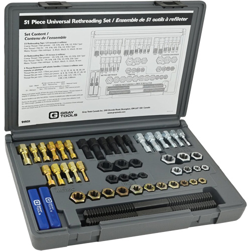 Universal Rethreading Set, 51 Pieces Seaboard Timber Mart