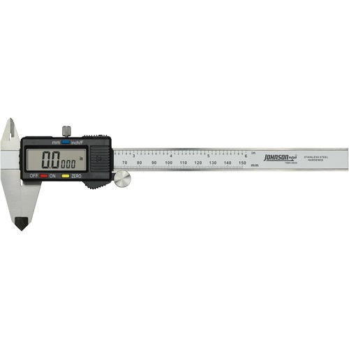 Pied &agrave; coulisse num&eacute;rique, R&eacute;solution de 0,0005" (0,01 mm), 0" - 6" (0 mm - 150 mm) gamme de mesure Seaboard Timber Mart
