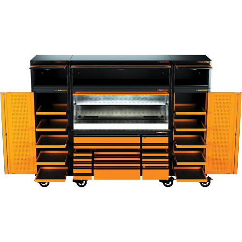 MEGAMOD Mechanics Tool Set in Premium Modular Foam Trays with Tool Storage & Shop Equipment, 1858 Pieces Seaboard Timber Mart