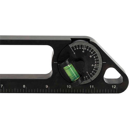 Level, 1' L, Aluminum, 3, Magnetic Seaboard Timber Mart